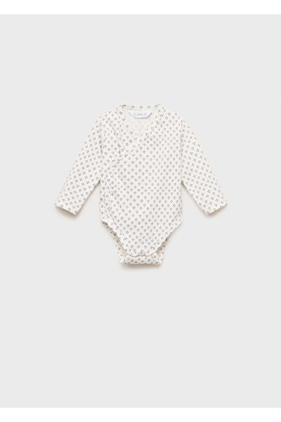 MANGO Baby Gemusterter Body aus Baumwolle
