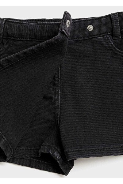 MANGO Baby Kruvaze Denim Pantolon Etek