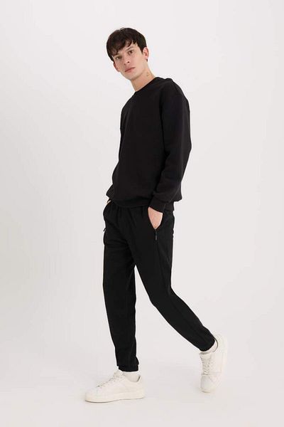DeFacto New Season Slim Fit Slim Fit Φούτερ με φερμουάρ και τσέπες