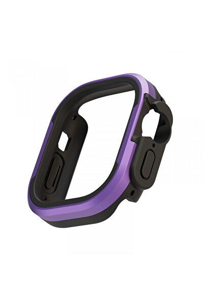 Levelo Rugged Armour Shield Case For  Apple Watch 49Mm - Purple