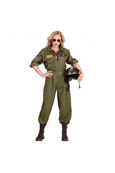 YÜSÜ Yetişkin Kadın Pilot Kostümü