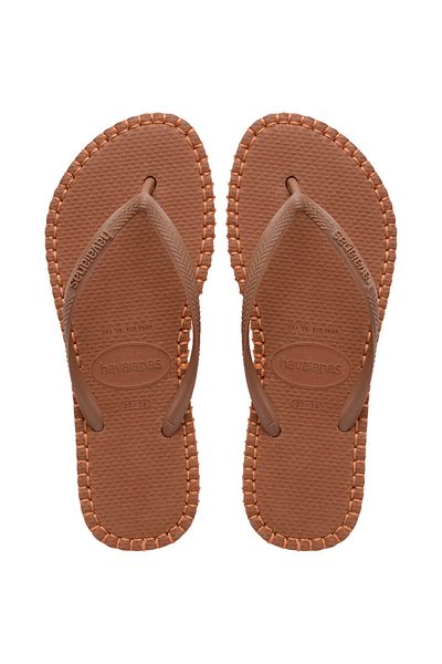 Havaianas Slim Flatform Loop Rust Women's Slippers