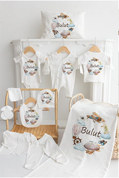 Custom 100% Cotton Printed 11pcs Organic Baby Hospital Pack
