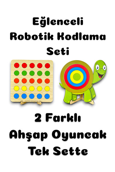 Karter İnovasyon Kodlama Oyuncakları,Eğitici Oyuncak,Ahşap Oyuncak,Renk Oyun ...