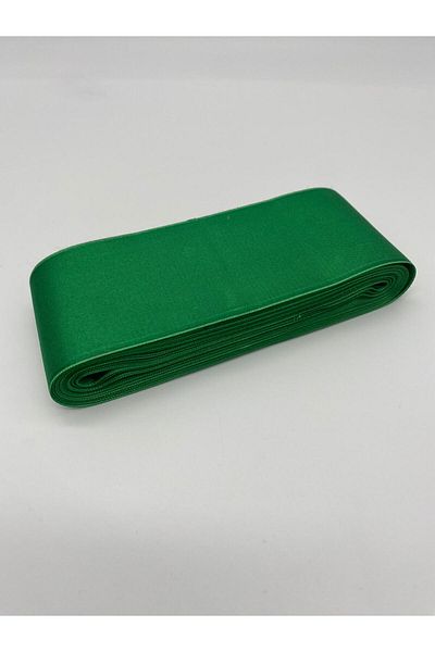 Ak Tuhafiye Πράσινο Σατέν 6 cm, 10 Yards Κορδέλα Κοσμήματος - Φαρδιά Σατέν, Κορδέλες Συσκευασίας-Στολισμού-Διακόσμησης Νο:30