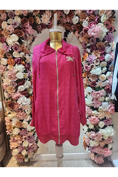 Kayra kadın fuşya ceket