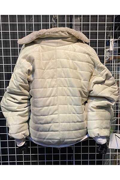 AZTEK VİNTAGE KÜRKLÜ NUBUK MONT