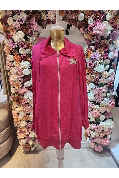 Kayra kadın fuşya ceket