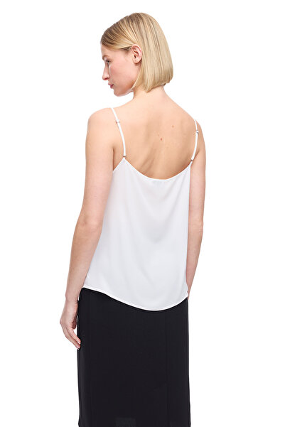 Perspective Білий аметист, прямий крій, V-подібний виріз, без рукавів