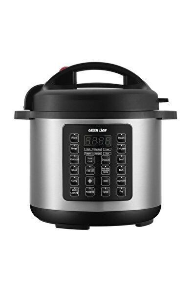 Green Lion طنجرة ضغط كهربائية 8 لتر - أسود