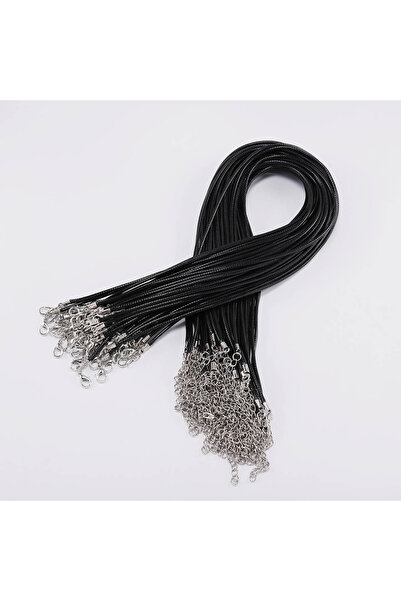 Choice 10 قطع 1.5 مم 45 سم 10 قطع/مجموعة قطر 1.5/2 مم حبل جلدي قلادة مع مشبك ...