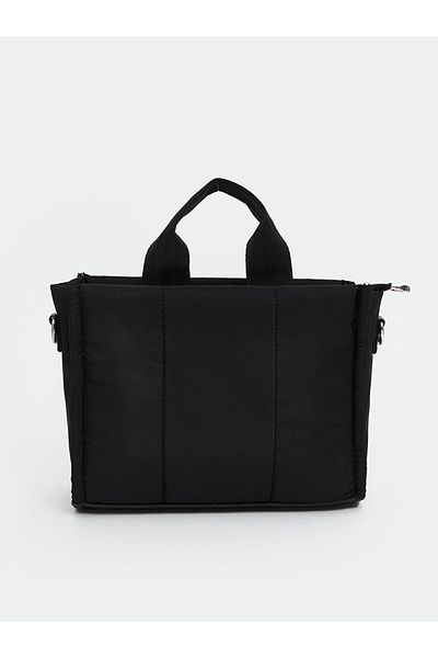 LC Waikiki Women's Shoulder Bag with Removable Strap in Black