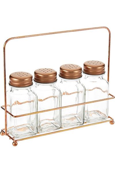 Harmony 339160 Table Top 4Pcs Glass Spice Jar Set 90Ml