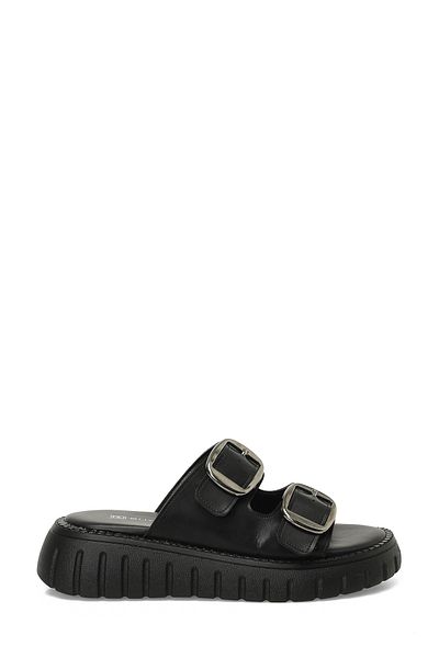 Butigo 25S-149 5FX Schwarze Damenhausschuhe