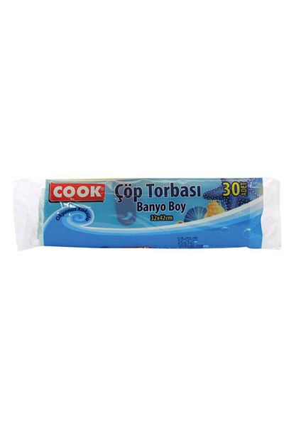 Cookc Ocean Scented 30 Pack Bath Garbage Bags