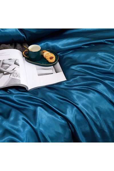 sharpdo Four-piece bedding set,with 1 quilt cover, 1 flat sheet and 2 pillowcases 2m bed（220*240cm）