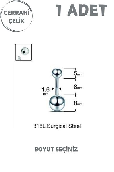 Blisse Piercing Women's Non-Stone Surgical Steel Belly Piercing