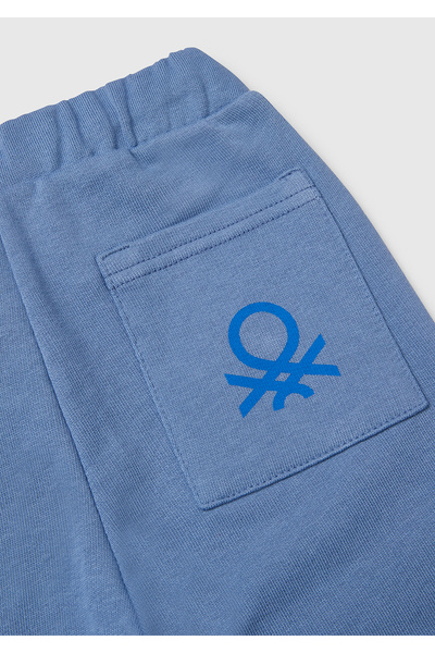 United Colors of Benetton Φούτερ με λογότυπο Boy's Airman Blue Back Pocket
