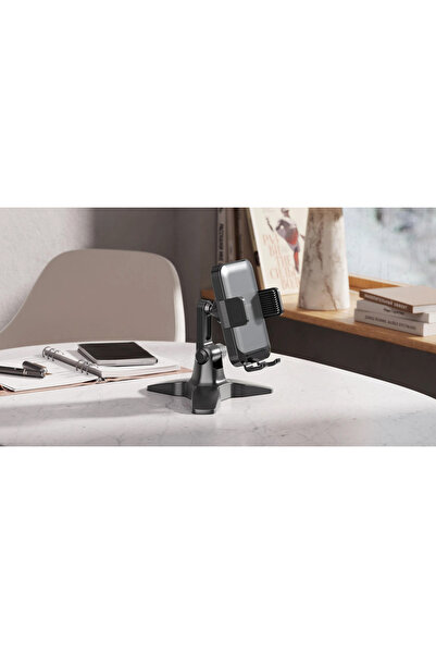 porodo حامل هاتف عالمي قابل للتعديل من 4.7 بوصة إلى 7 بوصة - أسود