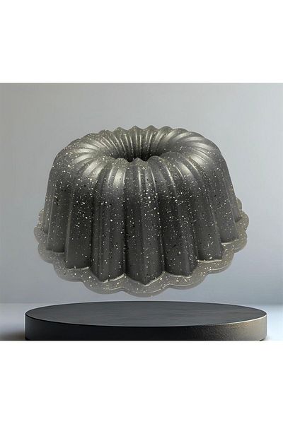 FMS CAKE MOLD GRAY WITH GUSS SLICES