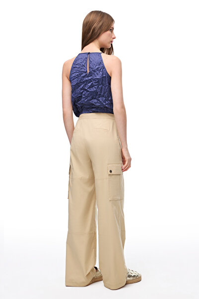 Perspective Open Ostrich Ginas Regular Fit Low Waist Pants