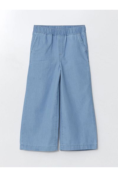 LC Waikiki Pantaloni de jeans pentru fete cu talie elastică de sezon nou - S5GN76Z4