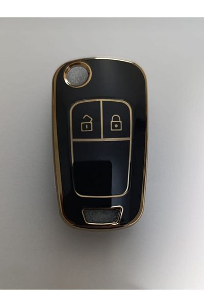 GMA KEYS Opel Astra J Insignia Mokka Nano Key Case Cover Black Dark Color