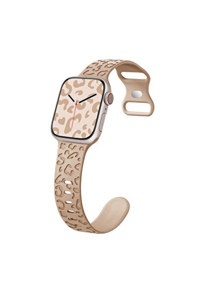 İncisoft Apple Watch Seri 2/3/4/5/6/7/8/9/10/Se 38/40/41/42mm Uyumlu Desenli ...