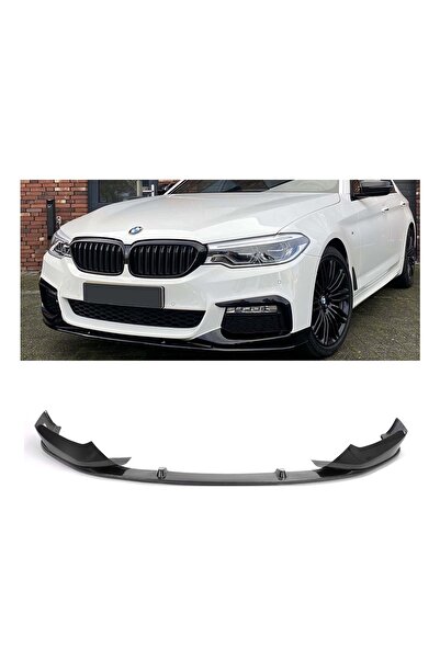 NamTuning BMW G30 Flaplı Ön Lip Tampon Eki M Performance 2017-2020 Parlak Siyah