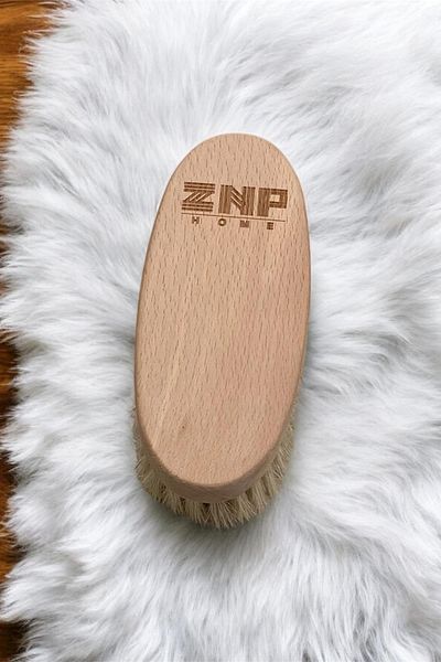 Znp Home 100% Natural Horsehair Brush Cellulite Brush