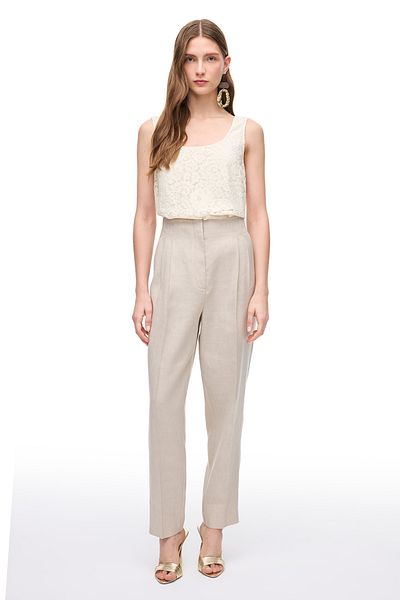 Perspective Stone Gemas Regular Fit High Waist Trousers