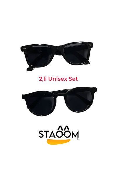 STAOOM Uv400 Model Sunglasses Set
