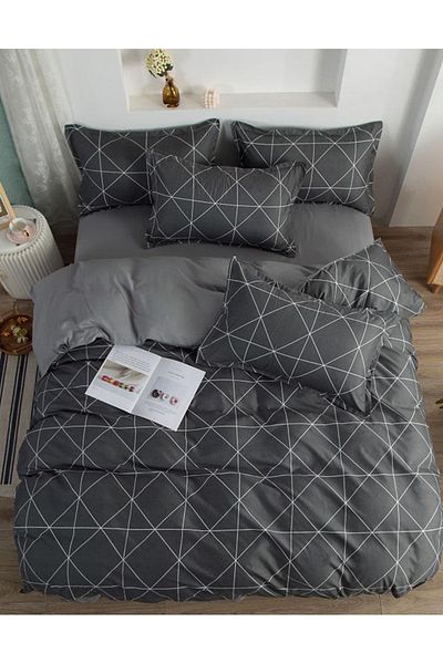 sharpdo Sharpdo 4-Pieces Bed Sheet Set Polyester Soft Quilt Cover