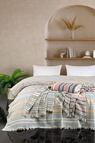 MARİANO VENANZİO Harmony Cotton Double Pike 200 X 220 cm