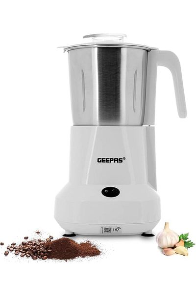 Geepas Coffee Grinder GCG6105, 450W,Stainless Steel Blades for Beans, Spices & Nuts, Large Capacity