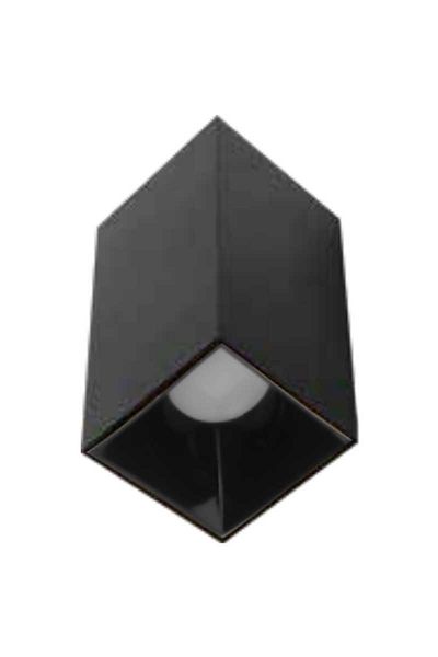 ACK Surface Mounted Decorative Armature 74X110Mm Black Reflector Black Case