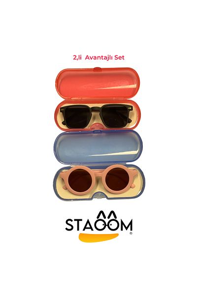 STAOOM Kids Sunglasses Set for Baby, Girls and Boys