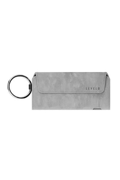 Levelo Neo Leather Case For Iqos Iluma 2023 With Terra Cigarette Compartment - Grey
