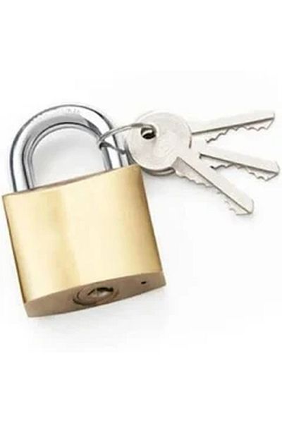 glassepet Yellow 38mm Padlock