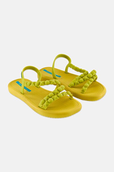 Ipanema صندل نسائي بكعب مفتوح من الخلف بشعار العلامة التجارية، باللون الأصفر