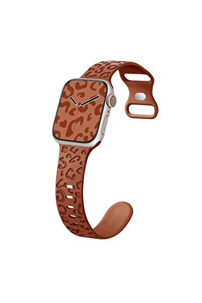 İncisoft Apple Watch Seri 2/3/4/5/6/7/8/9/10/Se 38/40/41/42mm Uyumlu Desenli ...