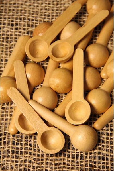 YAKUT prime 12Pcs Imported Natural Bamboo Spice Spoon Sugar Spice Spoon