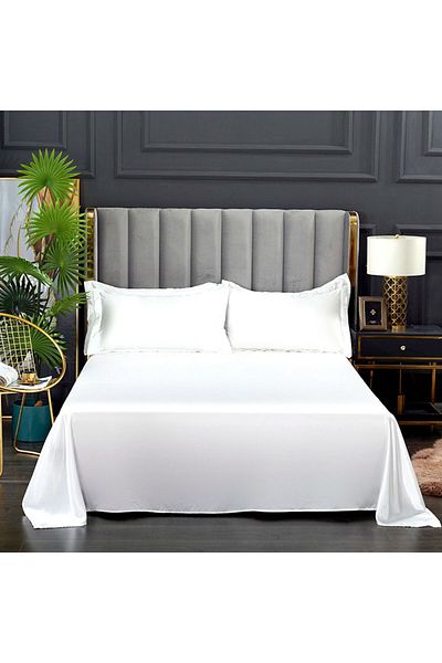 sharpdo Four-piece bedding set,with 1 quilt cover, 1 flat sheet and 2 pillowcases 2m bed（220*240cm）