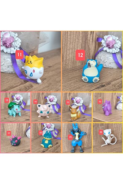 NB market Pokemon figür 4cm mini Pokemon figür 1 adet Pikachu