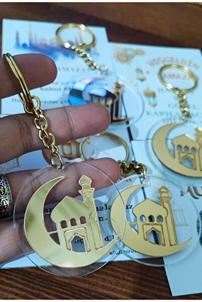 Butenin Atölyesi Hoşgeldin Ramazan, Eid Mubarak, hediye, cami ve hilal figürl...