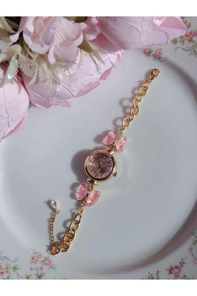 Reorah Collection Pink Bow Watch-Pink Ribbon/Bow Watch