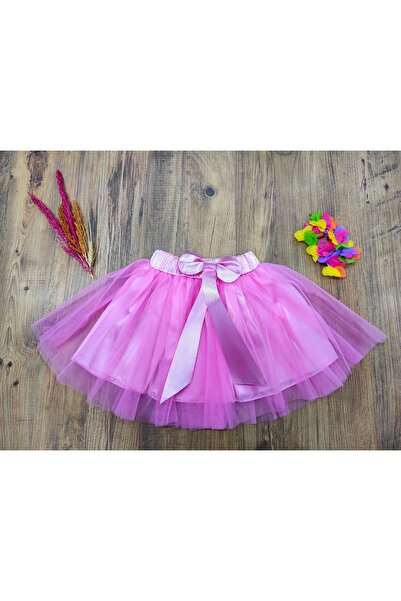 BBA TULLE STORE Pink Tube Skirt, Girl's Pink Skirt, (Lined) Tube Skirt