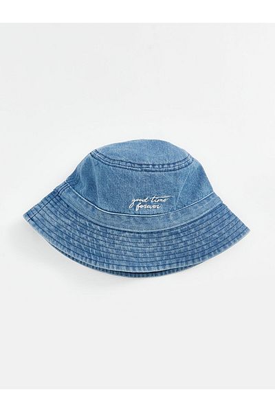 LC Waikiki Noua sezon Nakisli Denim Bucket Hat pentru femei - S54937Z8