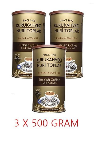forevers Nuri Toplar Tin Box 500 Grams (3 Pieces)