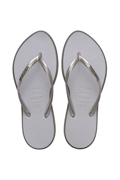 Havaianas Slim Point Steel Gray Women's Slippers